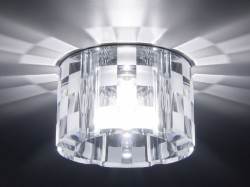 Светильник встраиваемый декоративный хрустальный Donolux DL069CH/Crystal