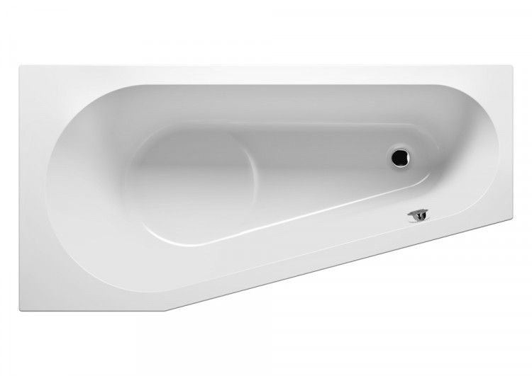 DELTA 150x80, R Ванна акриловая асимметричная RIHO Чехия