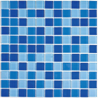Мозаика из стекла Blue wave-2