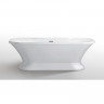 Ванна акриловая AZARIO BORDEAUX 1800x900x600, свободностоящая, в комплекте с сифоном и металлической рамой, белая (BOR18090) BOR18090