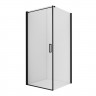 Душевое ограждение NEW TRENDY NEGRA 90x100x195 EXK-1128/EXK-1195 (черный)