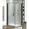 Душевое ограждение NEW TRENDY NEGRA 90x100x195 EXK-1128/EXK-1195 (черный)