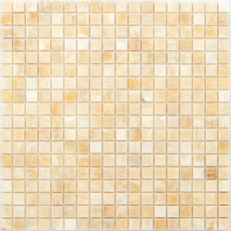 Мозаика из натурального камня Onice beige 15x15