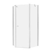 Душевое ограждение NEW TRENDY NEW SOLEO  100x80x195 K-0608 (хром)