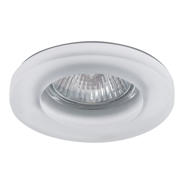 002240 (GM870) Светильник ANELLO OP MR16/HP16  ХРОМ/БЕЛЫЙ (в комплекте)