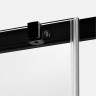 Душевое ограждение NEW TRENDY PRIME BLACK 70x100x200 D-0350A/D-0317A (черный)