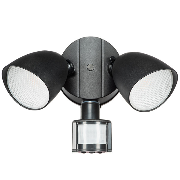 374447 Светильник DIVA LED 2*10W 900LM 60G ЧЕРНЫЙ 4000K IP54 (в комплекте)