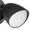 374447 Светильник DIVA LED 2*10W 900LM 60G ЧЕРНЫЙ 4000K IP54 (в комплекте)