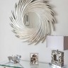 Зеркало в раме "Свирл" 20C. Silver/09