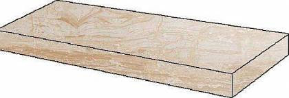S.M. Woodstone Champagne Scal. Ang. D/С.М. Вудстоун Шампань Угловая Ступень Пс 33х60 (620070000505)