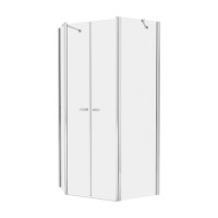 Душевое ограждение NEW TRENDY NEW SOLEO  100x80x195 K-0611 (хром)