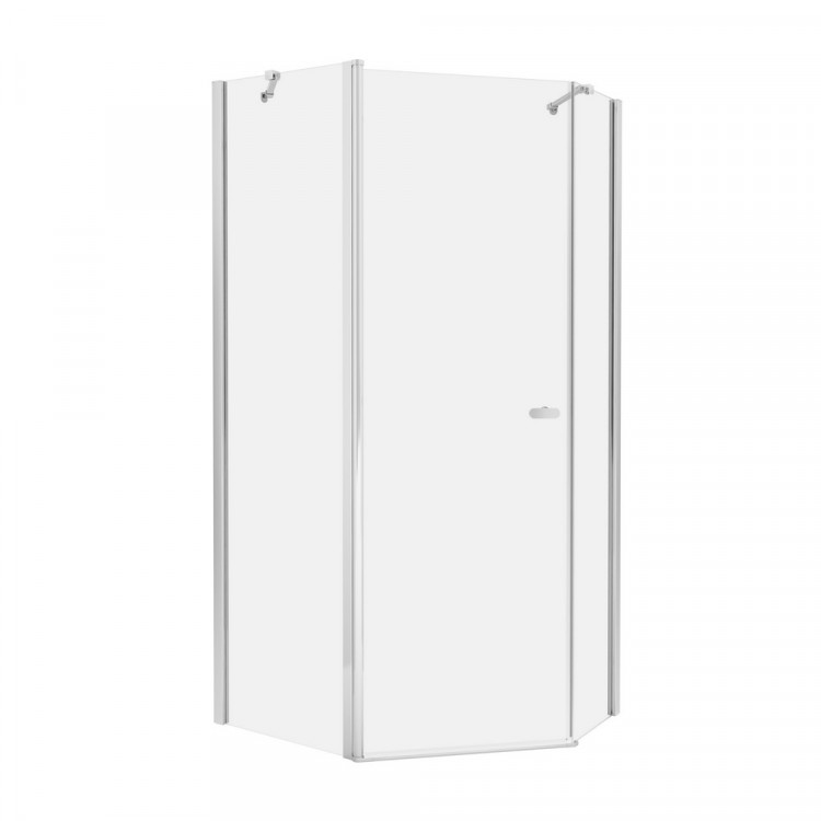 Душевое ограждение NEW TRENDY NEW SOLEO  100x80x195 K-0739 (хром)