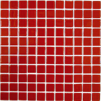Мозаика из стекла Red glass