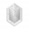 Душевое ограждение NEW TRENDY NEGRA 90x90x195 EXK-1128/EXK-1129 (черный)