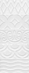16017 Авеллино белый структура mix 7.4*15 керамическая плитка