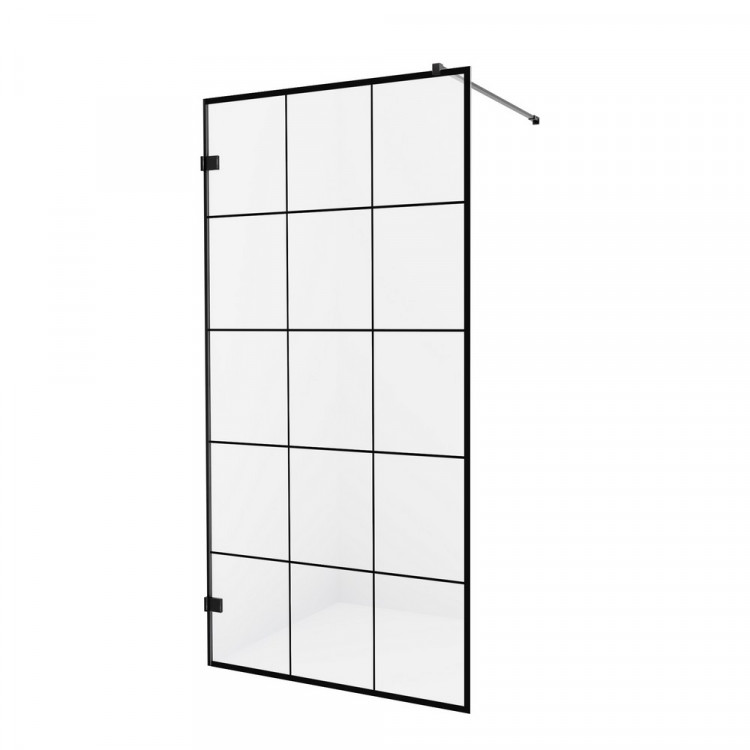 Душевое ограждение NEW TRENDY AVEXA BLACK 110x200 EXK-2024 (черный)
