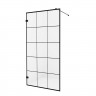 Душевое ограждение NEW TRENDY AVEXA BLACK 110x200 EXK-2024 (черный)