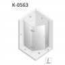 Душевое ограждение NEW TRENDY NEW AZURA L (L) 100x80x195 K-0563 (хром)