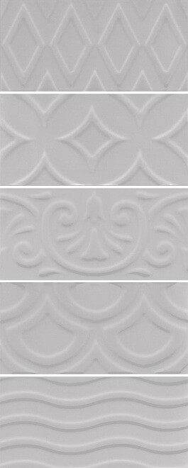 16018 Авеллино серый структура mix 7.4*15 керамическая плитка