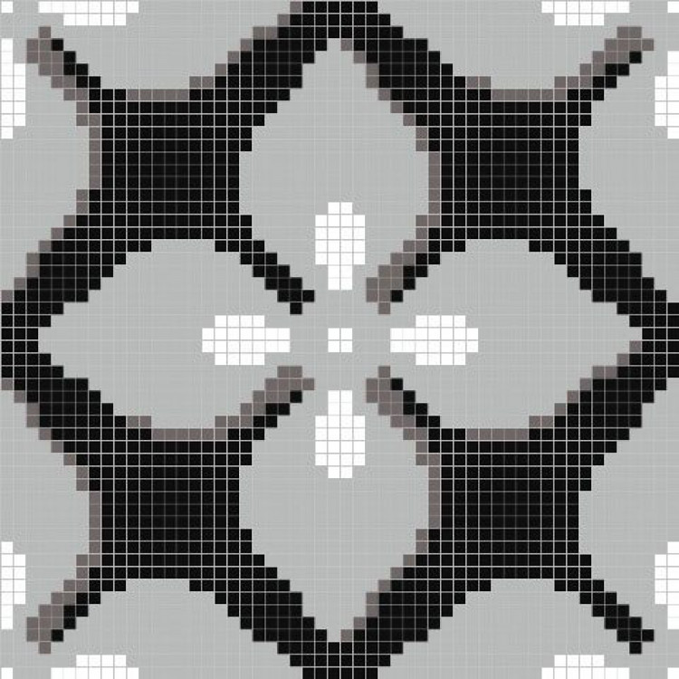 Панно из мозаики MZ-03 Black