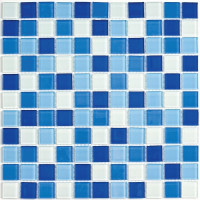 Мозаика из стекла Blue wave-3