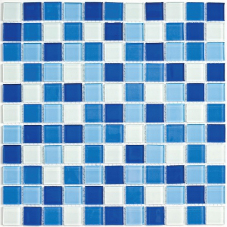 Мозаика из стекла Blue wave-3