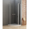 Душевое ограждение NEW TRENDY NEW SOLEO  80x80x195 K-0418 (хром)
