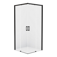 Душевое ограждение NEW TRENDY PRIME BLACK 70x90x200 D-0350A/D-0315A (черный)
