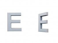 "E" Буква