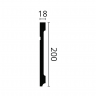 Плинтус FD20 WALLSTYL 3011974