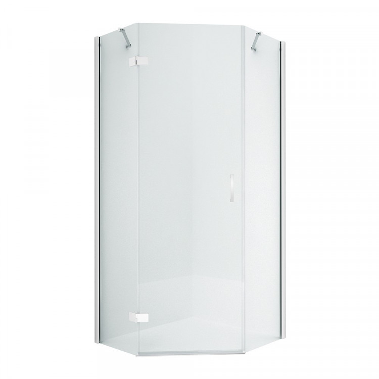 Душевое ограждение NEW TRENDY NEW AZURA L 80x80x195 K-0559 (хром)