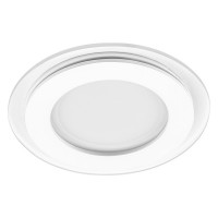 212010 Светильник ACRI CYL LED 6W 480LM БЕЛЫЙ/ПРОЗРАЧНЫЙ 3000K (в комплекте)