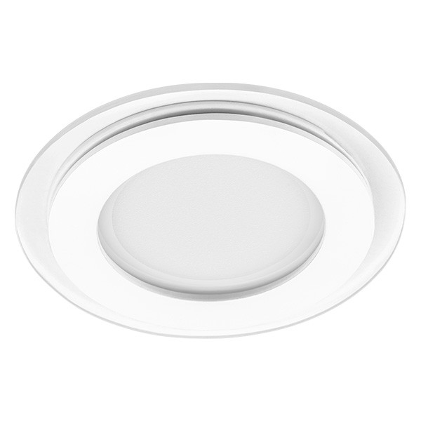 212010 Светильник ACRI CYL LED 6W 480LM БЕЛЫЙ/ПРОЗРАЧНЫЙ 3000K (в комплекте)