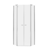 Душевое ограждение NEW TRENDY NEW SOLEO  80x80x195 K-0609 (хром)
