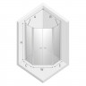 Душевое ограждение NEW TRENDY NEW SOLEO  80x80x195 K-0609 (хром)