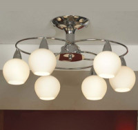 Люстра Lussole LSC-2707-06 Fleons никель