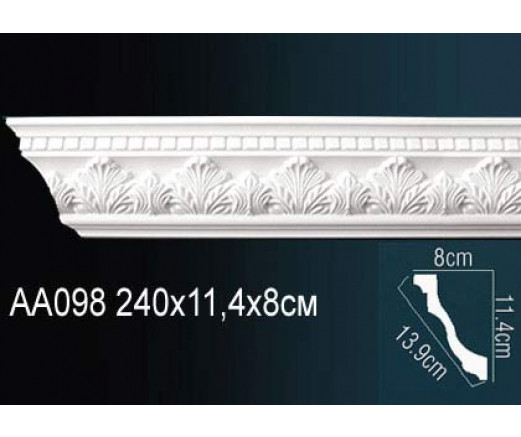 Карниз с орнаментом Перфект, арт. AA098F
