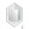 Душевое ограждение NEW TRENDY EVENTA L 90x90x200 EXK-0289 (хром)