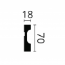 Плинтус FD7 WALLSTYL Floorstyl DSPLFD200070