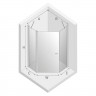 Душевое ограждение NEW TRENDY NEW SOLEO  90x90x195 K-0607 (хром)
