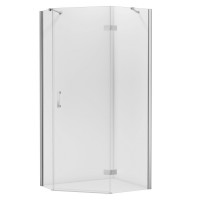 Душевое ограждение NEW TRENDY NEW AZURA R (R) 100x80x195 K-0562 (хром)