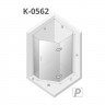 Душевое ограждение NEW TRENDY NEW AZURA R (R) 100x80x195 K-0562 (хром)