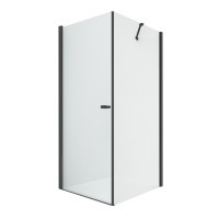 Душевое ограждение NEW TRENDY NEW SOLEO BLACK 100x80x195 D-0232A/D-0114B (черный)