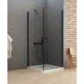 Душевое ограждение NEW TRENDY NEW SOLEO BLACK 100x80x195 D-0232A/D-0114B (черный)