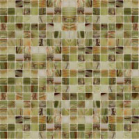 Мозаика из натурального камня Onice jade verde 15x15