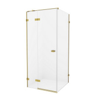 Душевое ограждение NEW TRENDY AVEXA GOLD BRUSHED 100x120x200 EXK-1762 (брашированное золото)