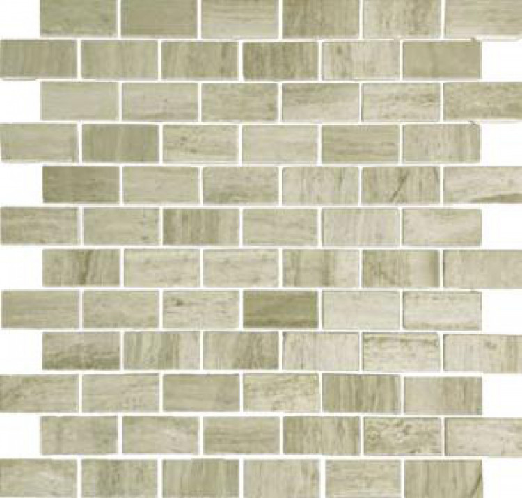 Мозаика из натурального камня Travertino Silver 23x48
