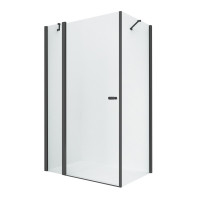 Душевое ограждение NEW TRENDY NEW SOLEO BLACK 100x80x195 K-0544 (черный)