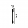 Плинтус FL17 WALLSTYL 3041625