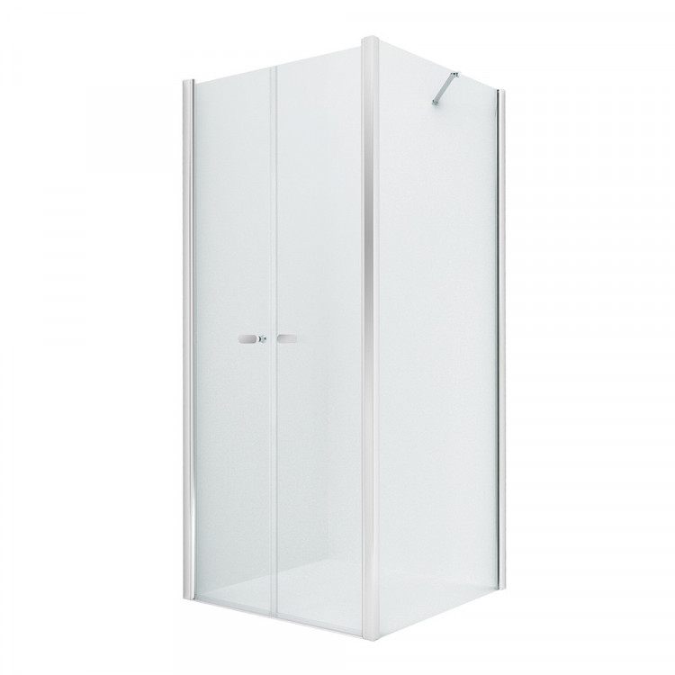 Душевое ограждение NEW TRENDY NEW SOLEO 100x100x195 D-0146A/D-0093B (хром)